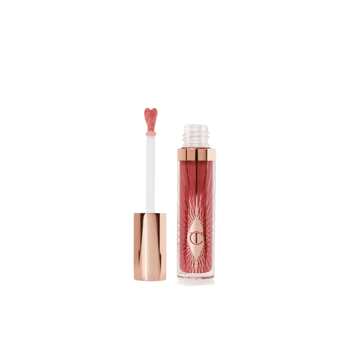 Image of an open Charlotte Tilbury Collagen Lip Bath variant: Walk Of No Shame