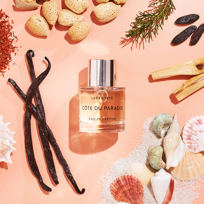 Lifestyle image of Lake & Skye Cote du Paradis Eau de Parfum