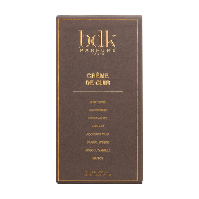 Image of the BDK Parfums Crème de Cuir Eau de Parfum box