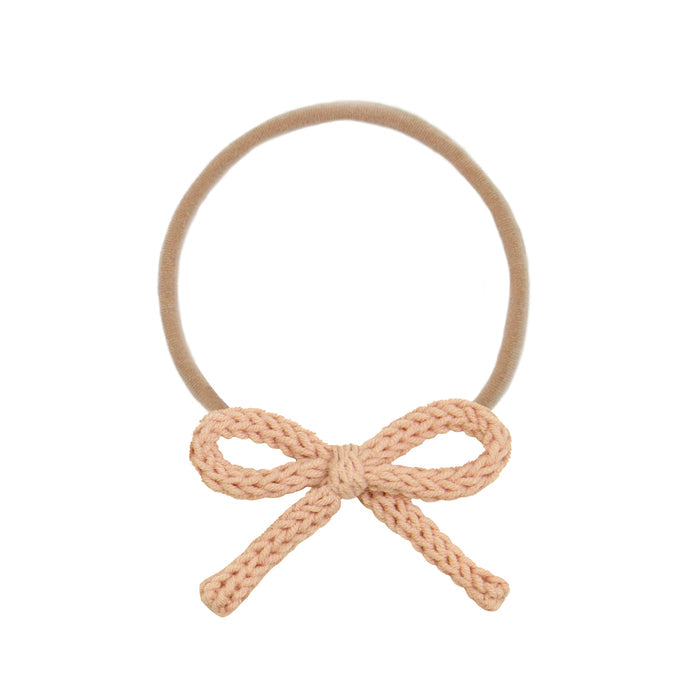 Crochet Bow - Butterscotch