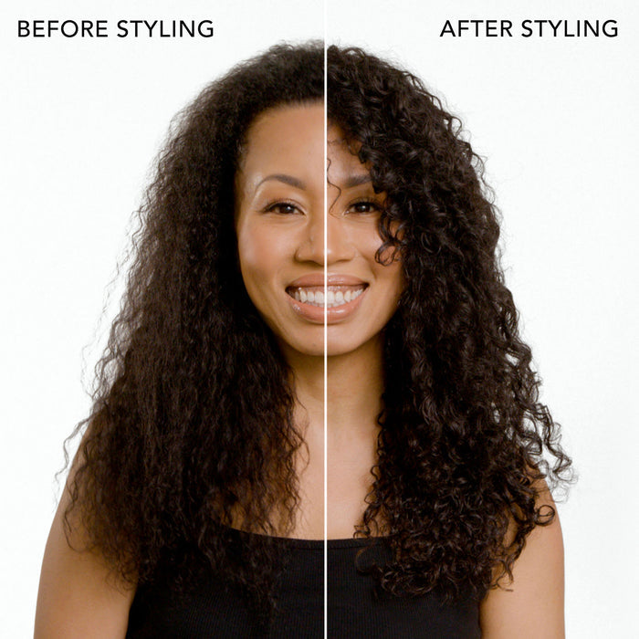 Before and after results of using Bumble and Bumble Curl Light Defining Cream variant: 8.5 oz