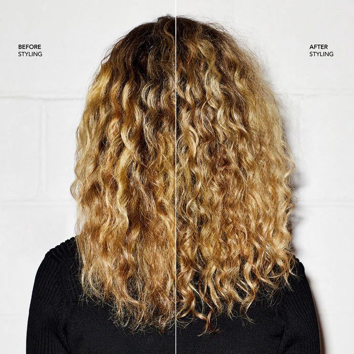 Before and after results of using Bumble and Bumble Curl Light Defining Cream variant: 8.5 oz