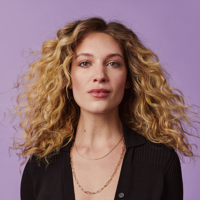 Model image of Bumble and Bumble Curl Light Defining Cream variant: 8.5 oz