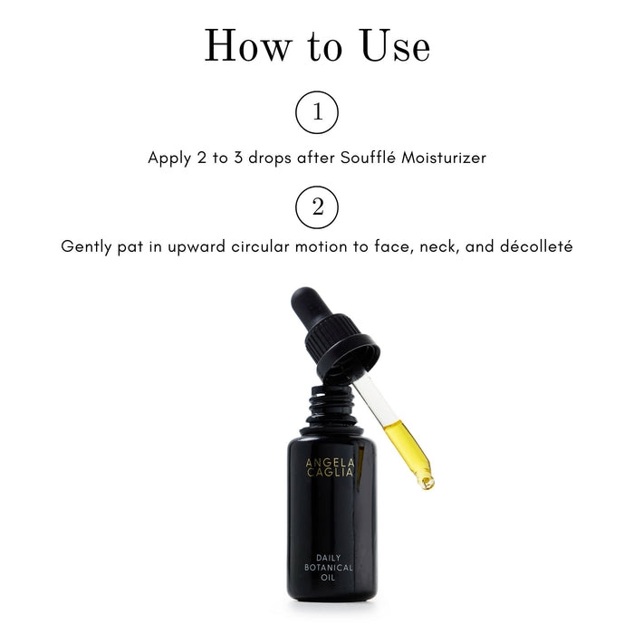 Lifestyle image of Angela Caglia Skincare Daily Botanical Oil