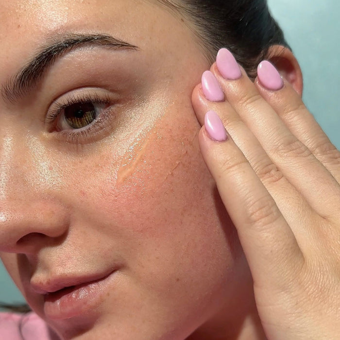 Model image of Bask Suncare Daily Invisible Gel SPF 40 variant: Default Title