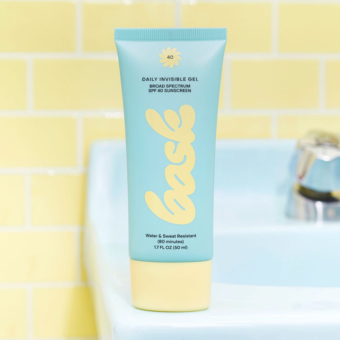 Lifestyle image of Bask Suncare Daily Invisible Gel SPF 40 variant: Default Title