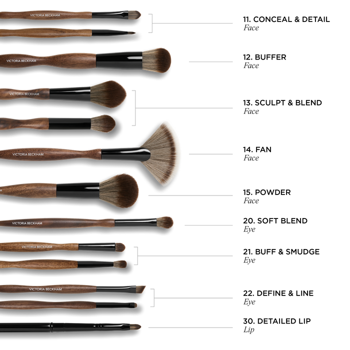 Image of product in the same collection as Victoria Beckham Beauty Define and Line Brush