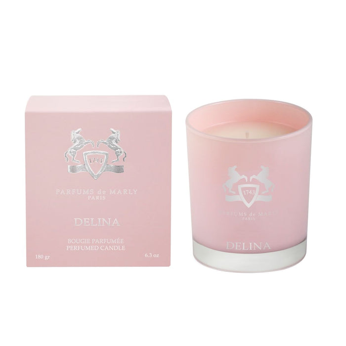 Image of an open Parfums de Marly Delina Candle