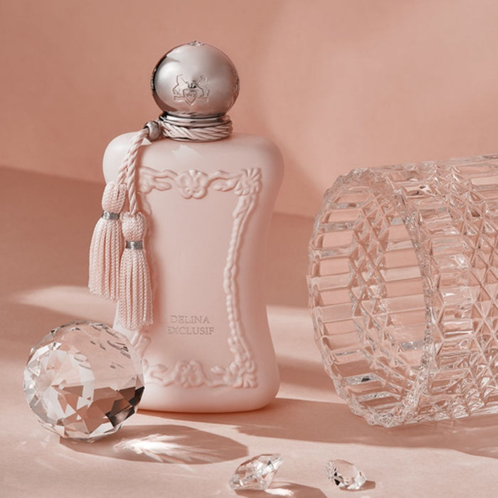 Lifestyle image of Parfums de Marly Delina Exclusif Parfum variant: 1.01 fl oz