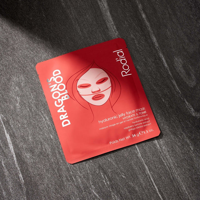 Lifestyle image of Rodial Dragon's Blood Hyaluronic Jelly Face Mask