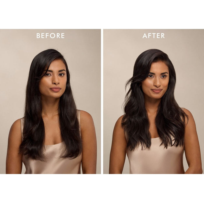 Before and after results of using Moroccanoil Dry Texture Spray variant: 6.9 oz
