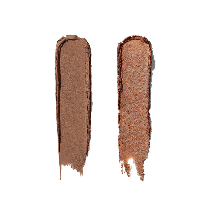 Swatch image of Bobbi Brown Dual-Ended Long-Wear Waterproof Cream Eyeshadow Stick variant: Heat Ray / Biscotti