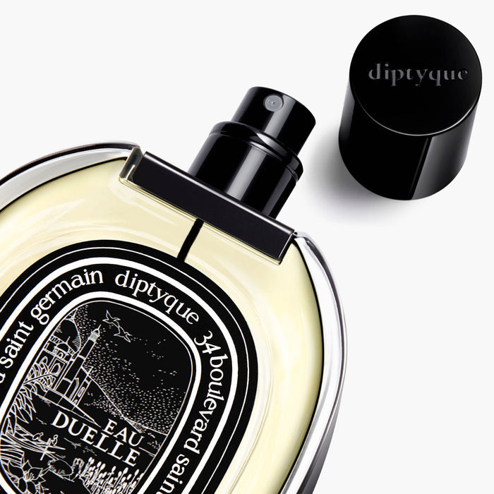 Image of an open Diptyque Eau Duelle Eau de Parfum