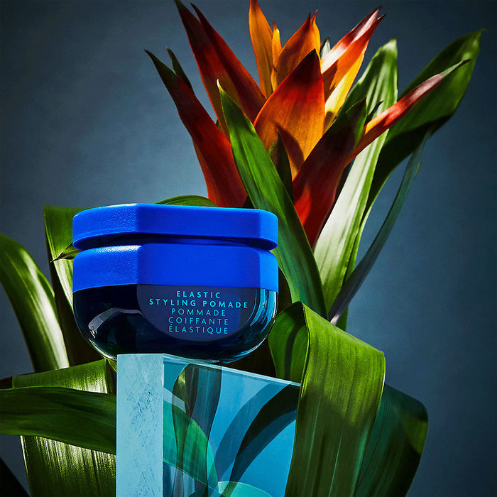 Lifestyle image of R+Co Bleu Elastic Styling Pomade