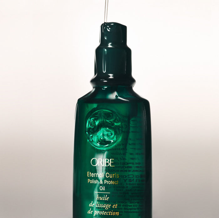 Lifestyle image of Oribe Eternal Curls Polish & Protect Oil for Curly Hair