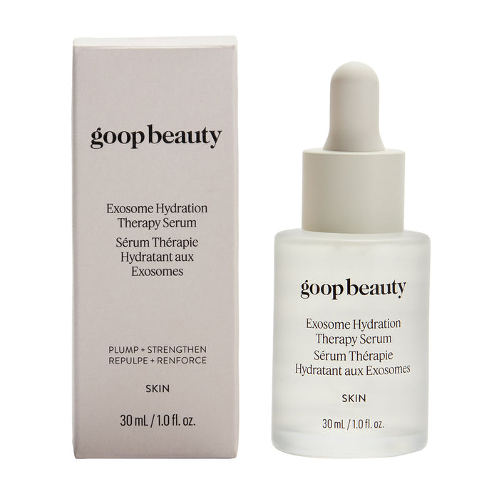 Image of the Goop Beauty Exosome Hydration Therapy Serum box