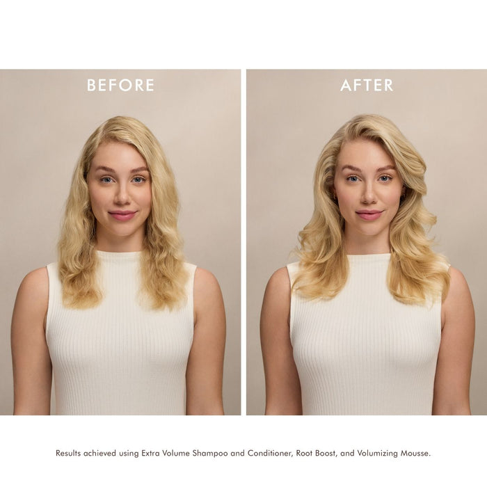 Before and after results of using Moroccanoil Extra Volume Conditioner variant: 8.5 fl oz
