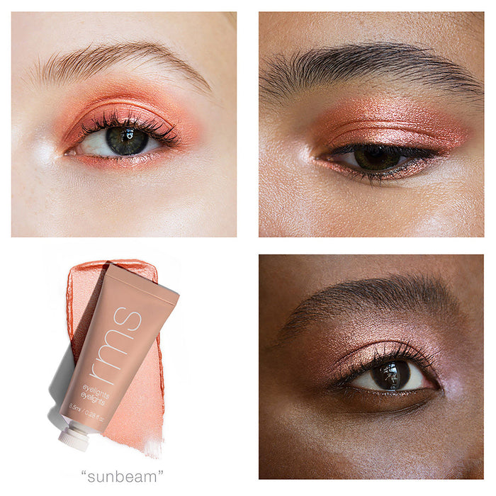 Model image of RMS Beauty Eyelights Cream Eyeshadow variant: Sunbeam