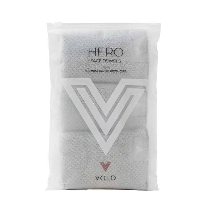 Image of the Volo Beauty Face Towel 3-Pack box