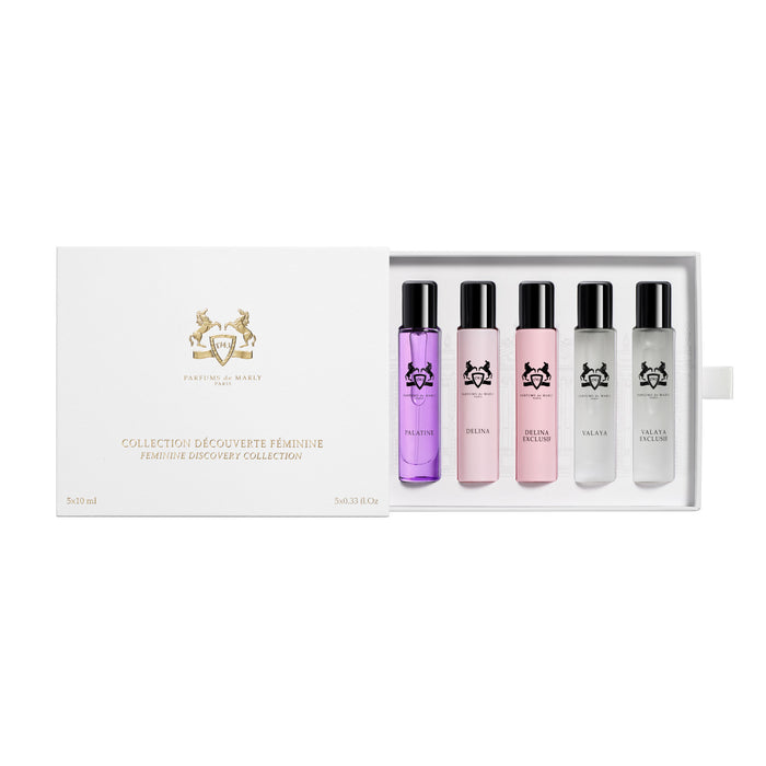 Image of an open Parfums de Marly Feminine Discovery Collection Mother's Day Set (Limited Edition)