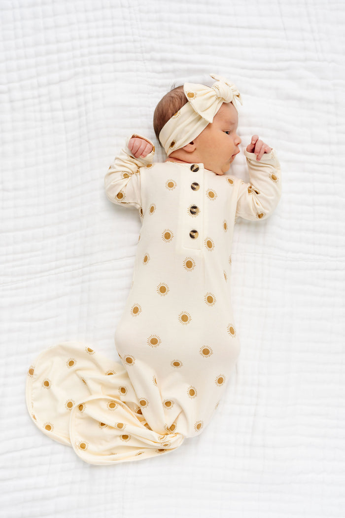 Frankie Newborn Headband Bundle (Gown)