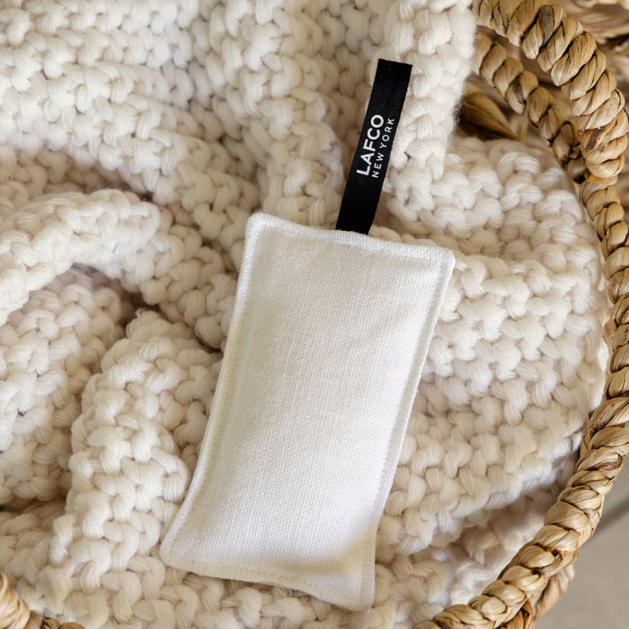 Lifestyle image of Lafco Fresh Cut Gardenia Scented Linen Sachet