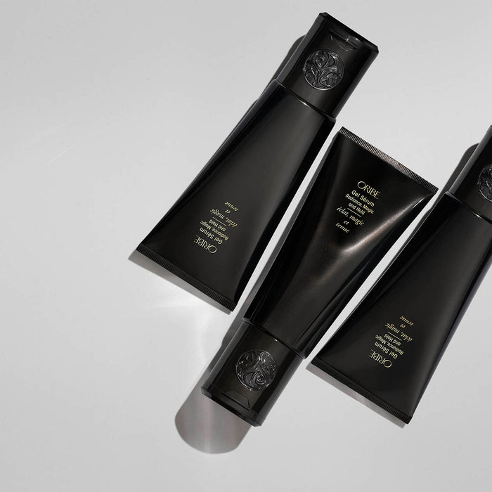 Lifestyle image of Oribe Gel Hair Serum for Flexible Hold & Shine