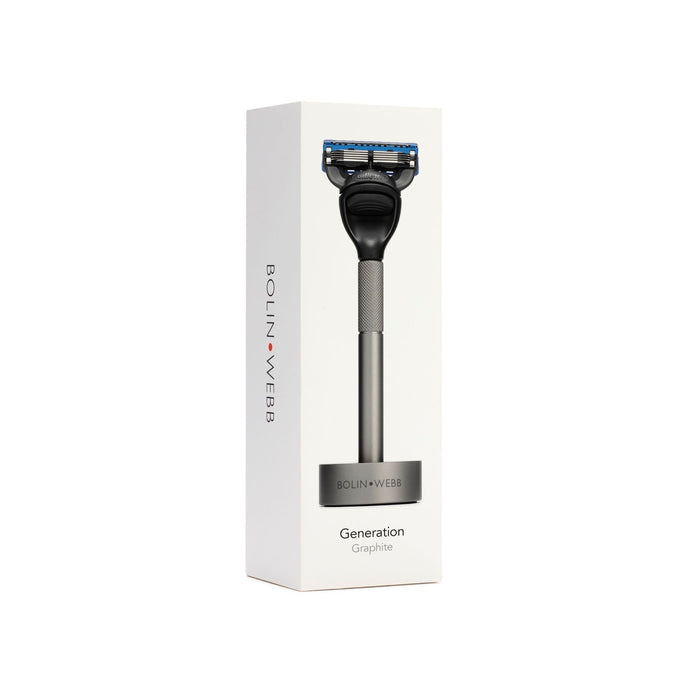 Image of the Bolin Webb  Generation Graphite Shaving Set box
