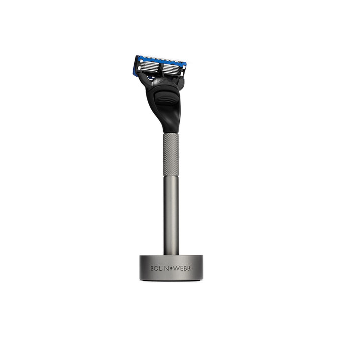 Side image of Bolin Webb  Generation Graphite Shaving Set