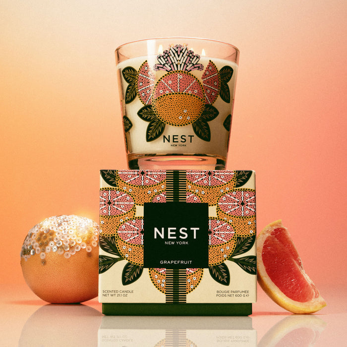 Lifestyle image of Nest New York Grapefruit Decorative Candle