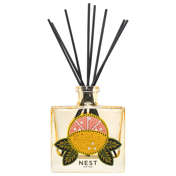 Image of an open  Grapefruit Decorative Reed Diffuser variant: 5.9 fl oz