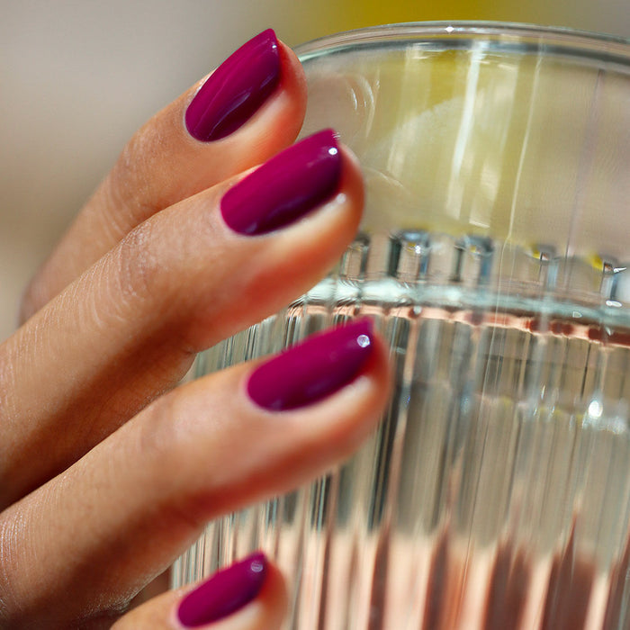 An arm swatch of Manucurist GREEN - Violeta variant: Violeta