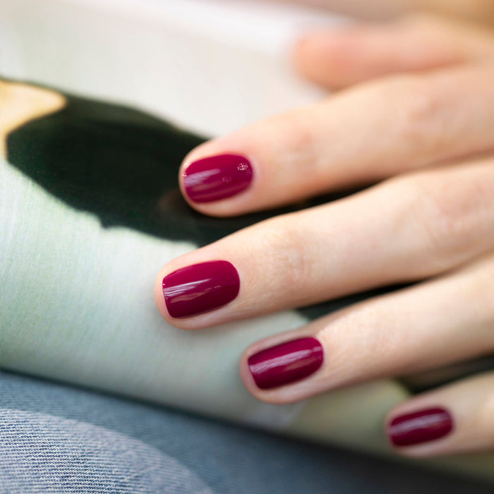 An arm swatch of Manucurist GREEN - Violeta variant: Violeta