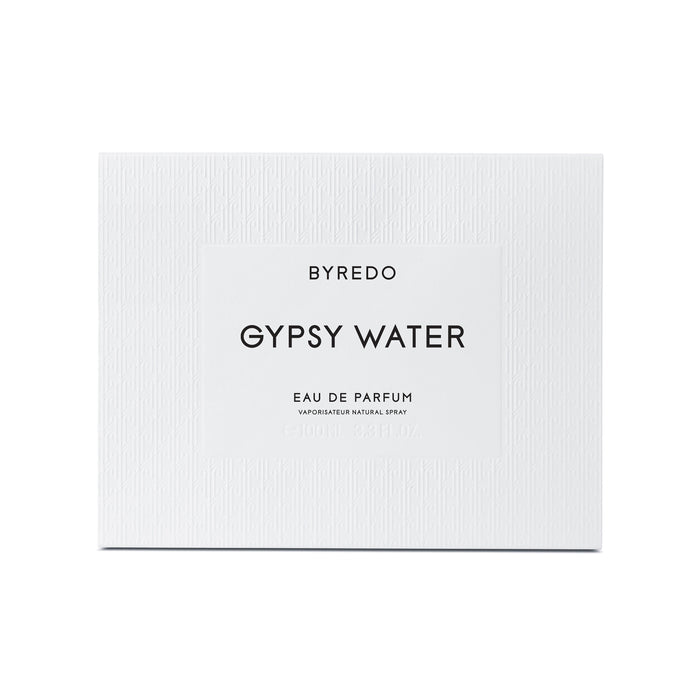 Image of a closed Byredo Gypsy Water Eau de Parfum variant: 3.4 fl oz