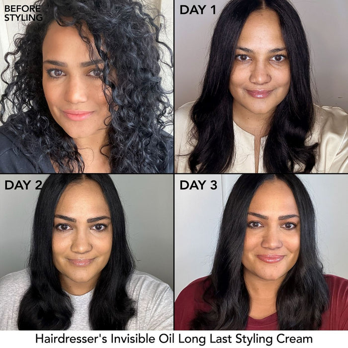 Model image of Bumble and Bumble Hairdresser's Invisible Oil Long Last Hydrating Hair Styling Cream  variant: 6.7 fl oz