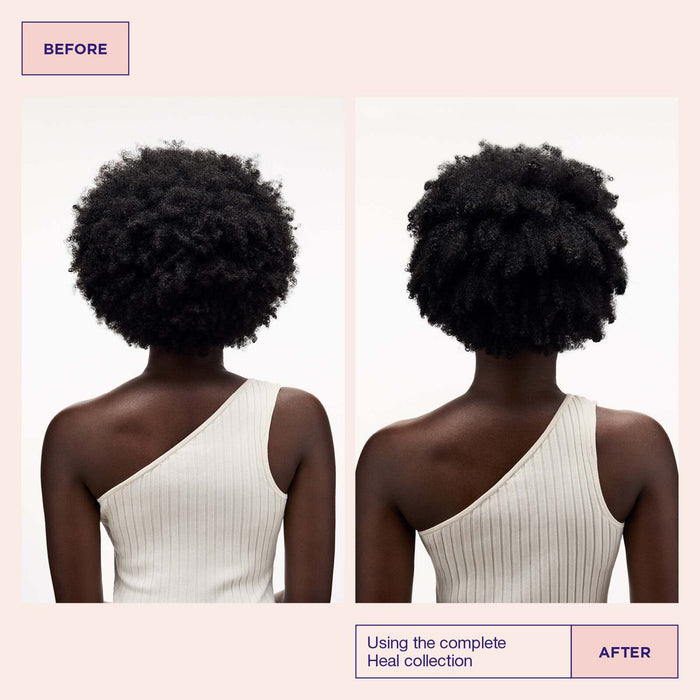 Before and after results of using Maria Nila Head & Hair Heal Beauty Bag Mother's Day Gift Set (Limited Edition)