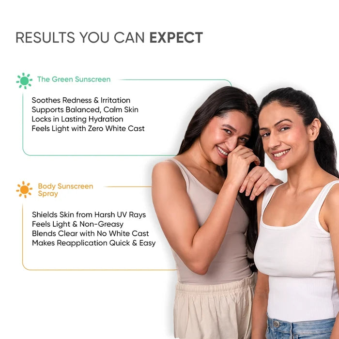 SkinInspired | Head-to-Toe Sun Defense Combo Products Results