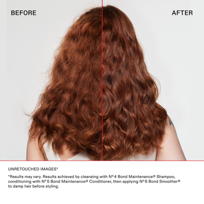 Before and after results of using Olaplex Healthy Hair Discovery Set (Limited Edition)
