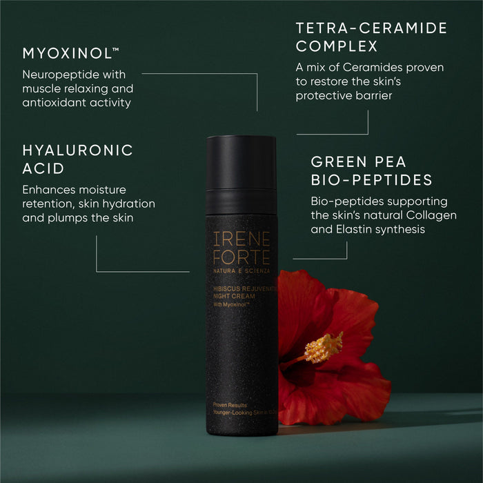 Lifestyle image of Irene Forte Hibiscus Night Cream With Myoxinol