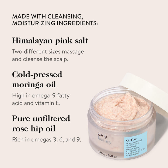 Model image of Goop Beauty Himalayan Salt Scrub Shampoo