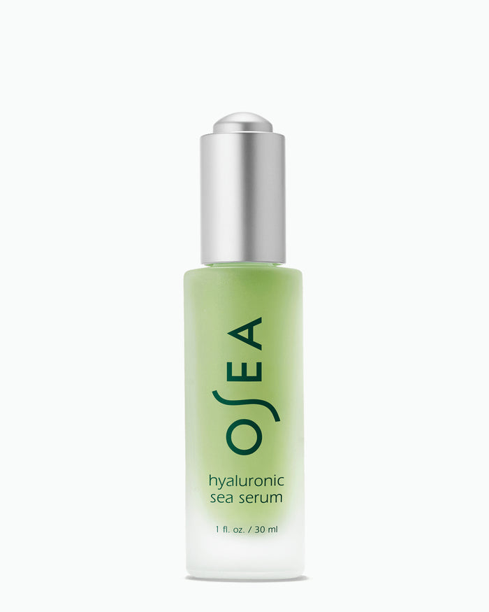 Hyaluronic Sea Serum 1 oz bottle on white background for ecommerce display