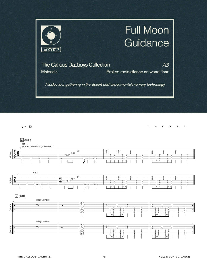 Printed Guitar Book, Digital Guitar Book