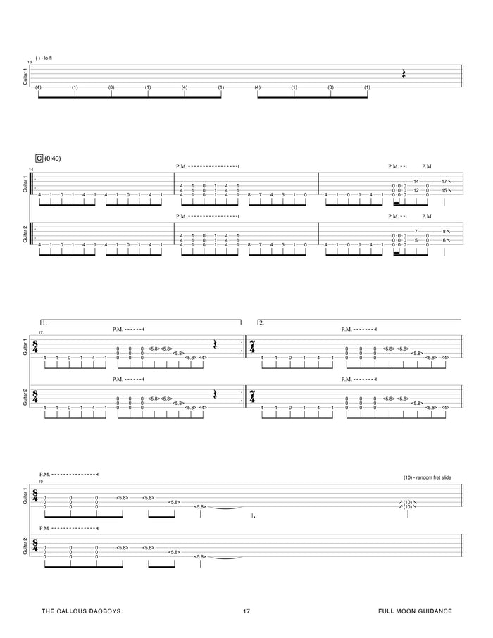Printed Guitar Book, Digital Guitar Book