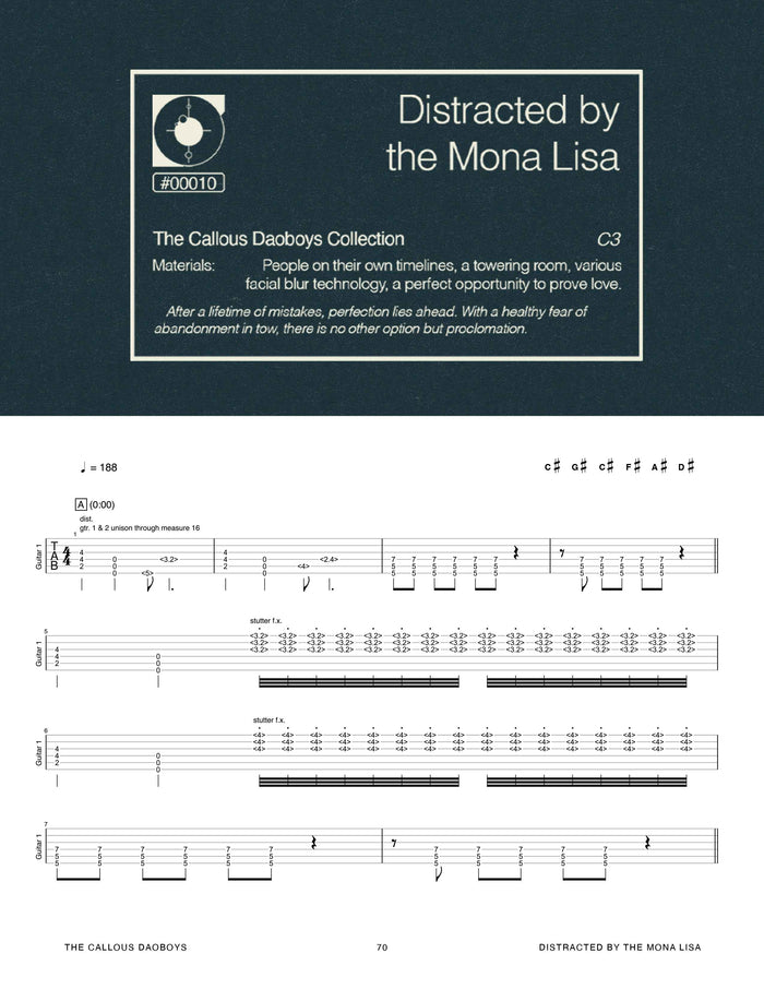 Printed Guitar Book, Digital Guitar Book