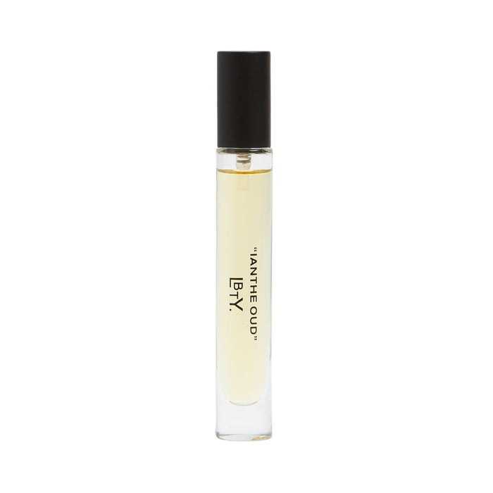 Image of a closed Liberty LBTY. Ianthe Oud Eau De Parfum variant: 0.27 fl oz
