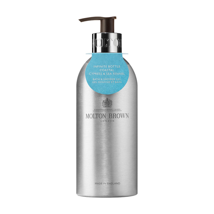Molton Brown Infinite Bottle Coastal Cypress and Sea Fennel Bath and Shower Gel main image