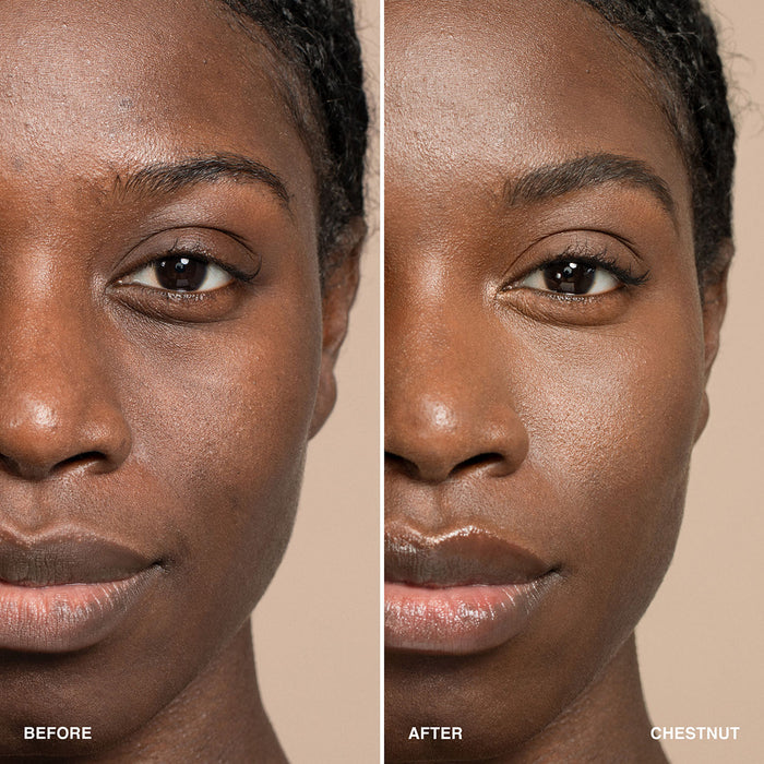Before and after results of using Bobbi Brown Intensive Skin Serum Concealer variant: Chestnut