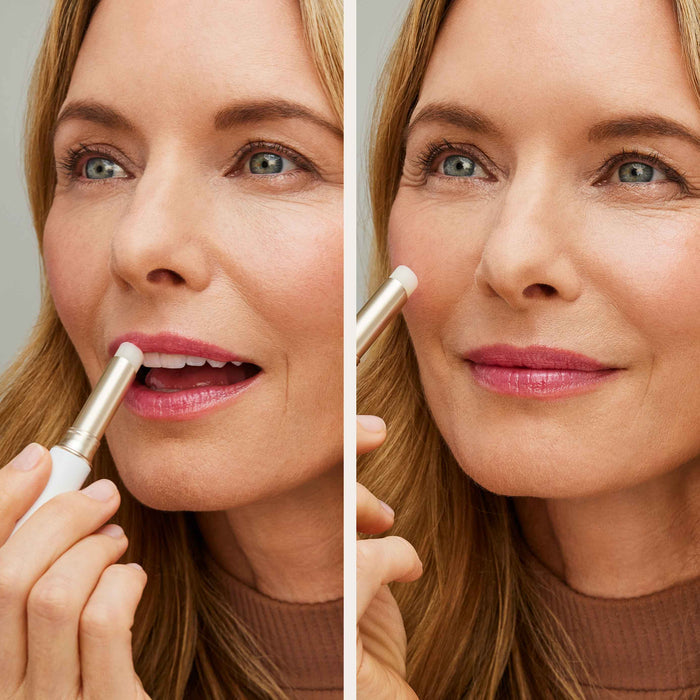 Model image of Jane Iredale Just Kissed Lip and Cheek Stain variant: Forever You