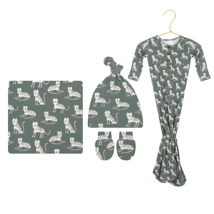 Kai Newborn Hat Bundle + Knotted Gown