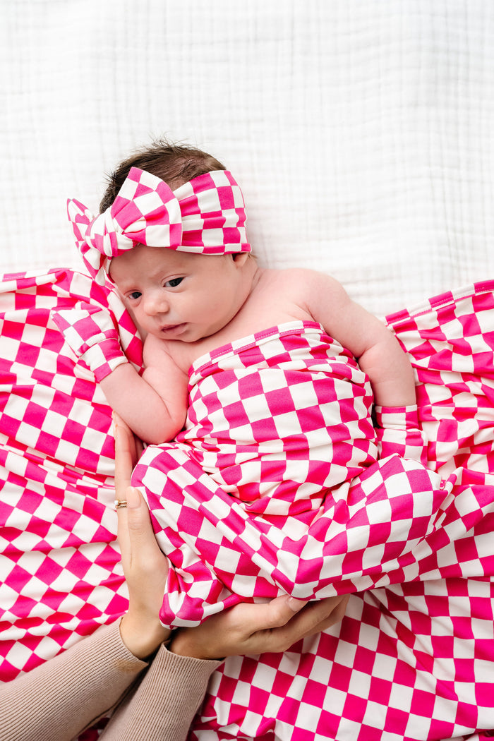 Kate Newborn Headband Bundle + Knotted Gown